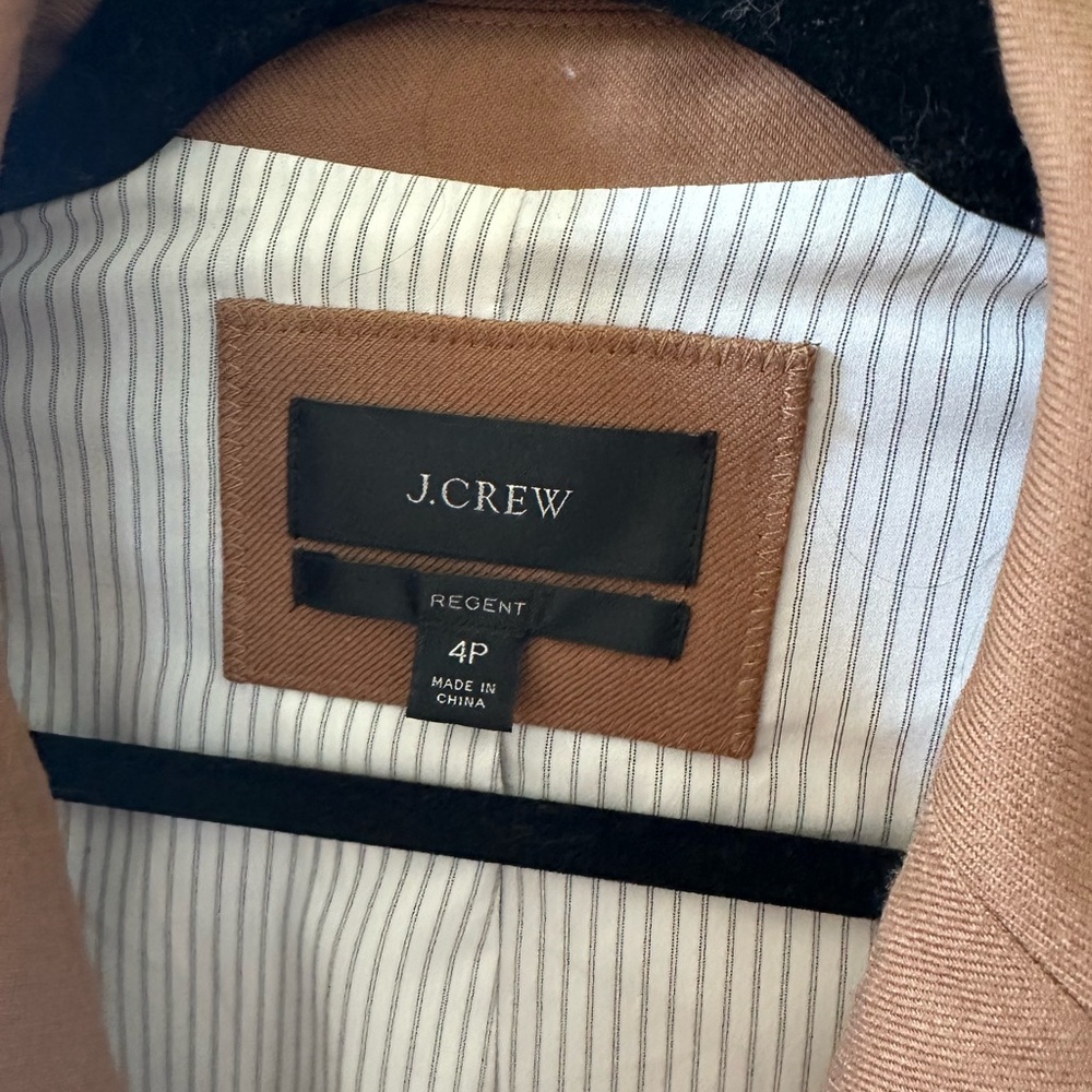 Jcrew regent tan blazer 4p - Picture 3 of 5